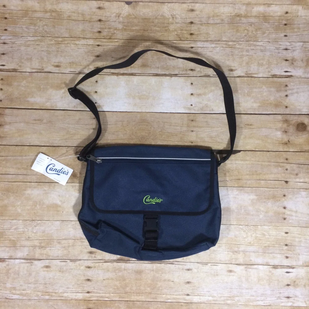 NWT Candies navy messenger bag